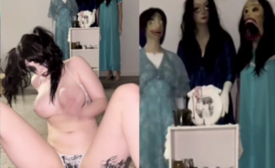Bar6ie6 e seu vídeo bizarro se masturbando