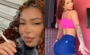 Penélope charmosa rebolando